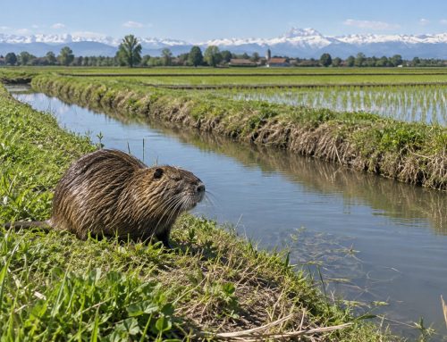 Nutrie in Piemonte: danni a risaie, canali e argini
