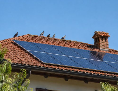 Piccioni sotto i pannelli fotovoltaici: come allontanarli senza danni