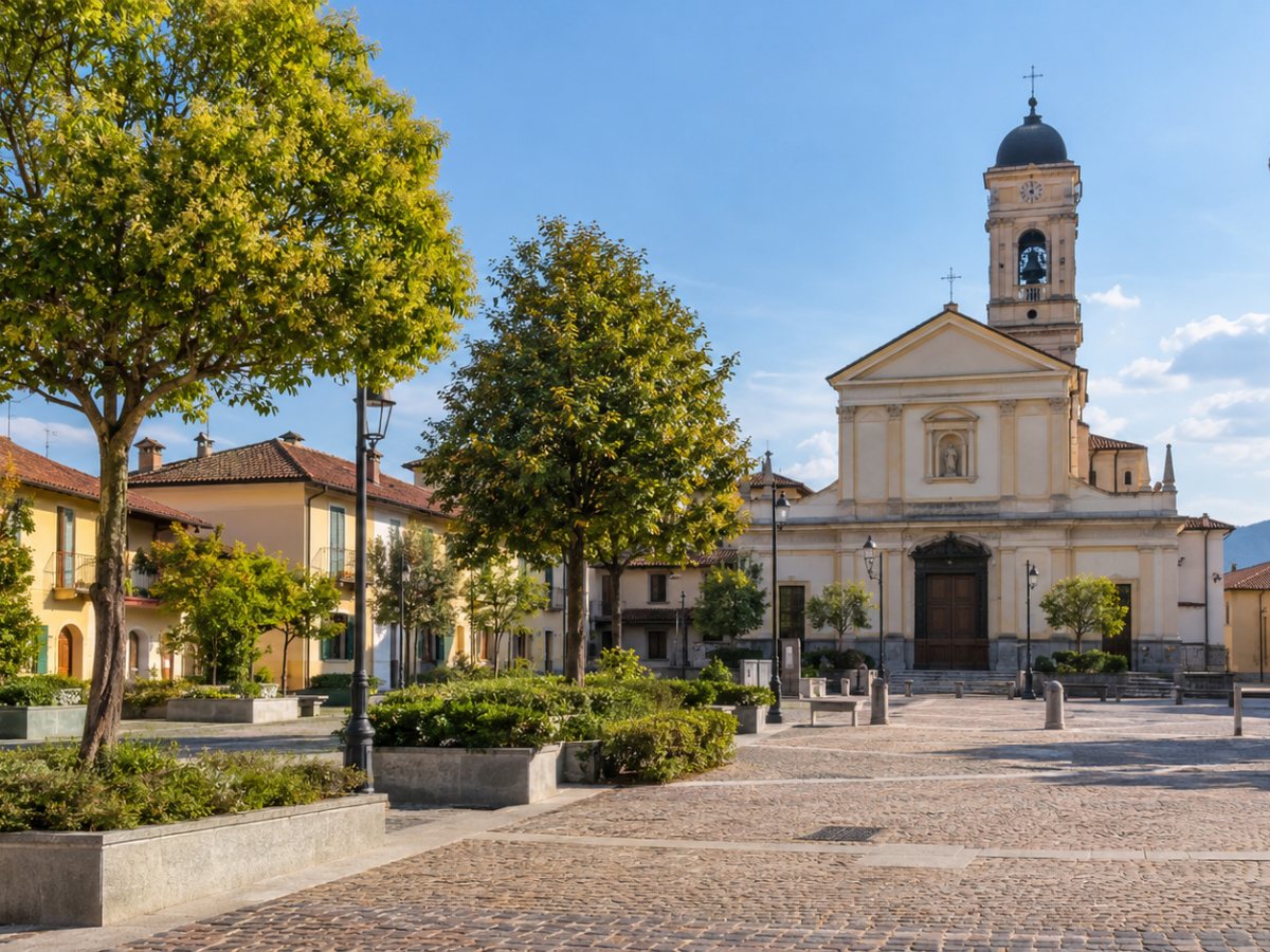 Piazza del centro di Druento