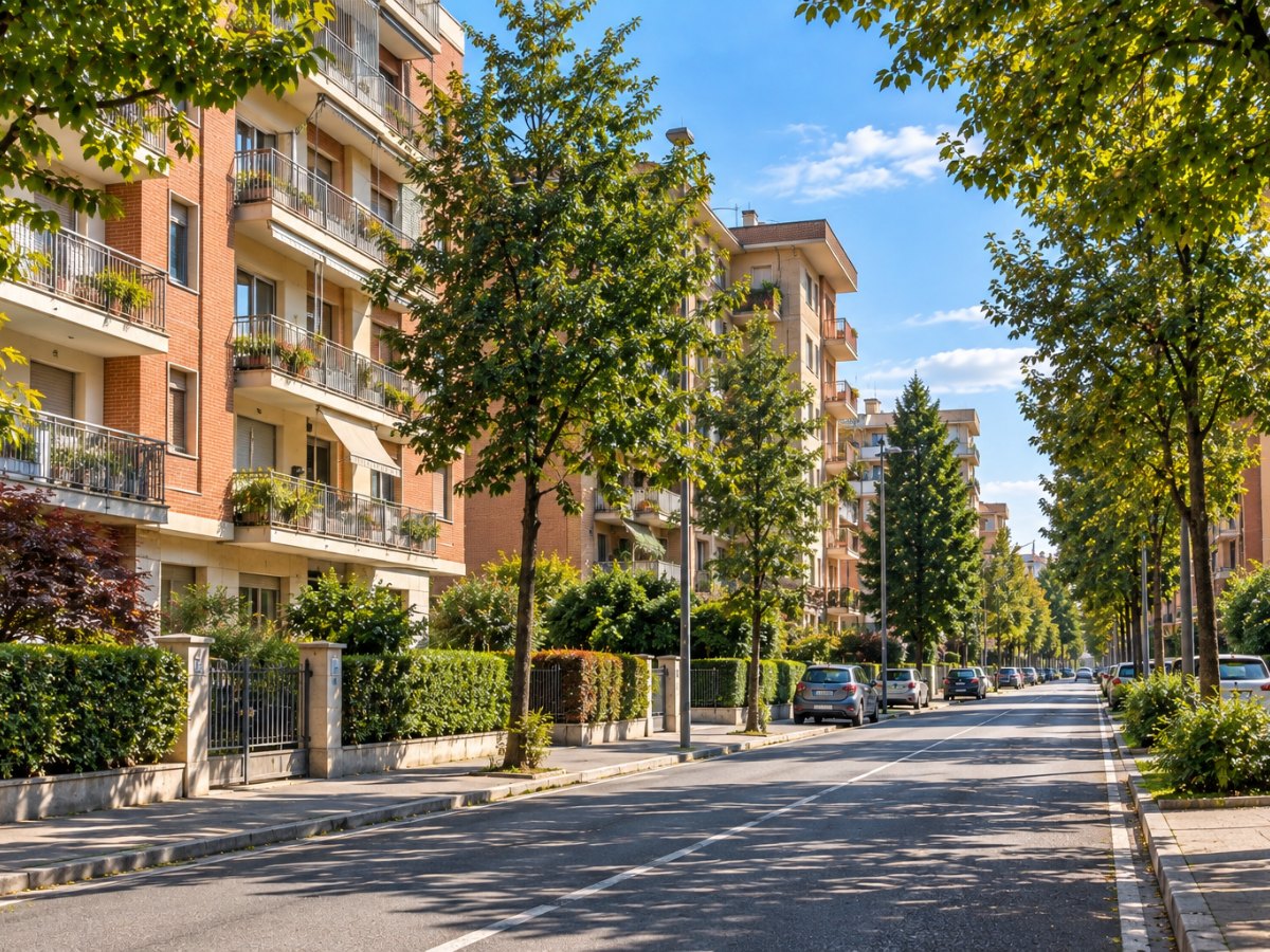 Via residenziale di Grugliasco