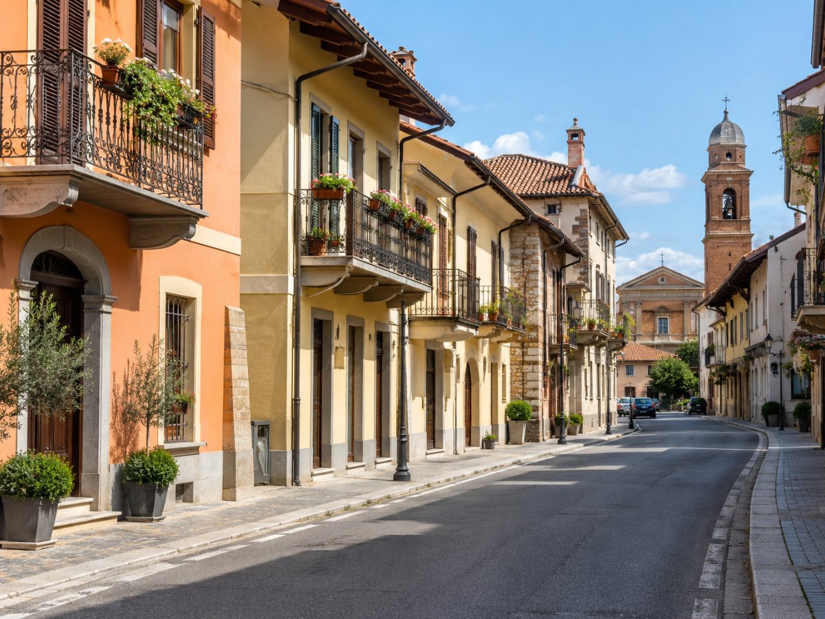 Via del centro di Leinì