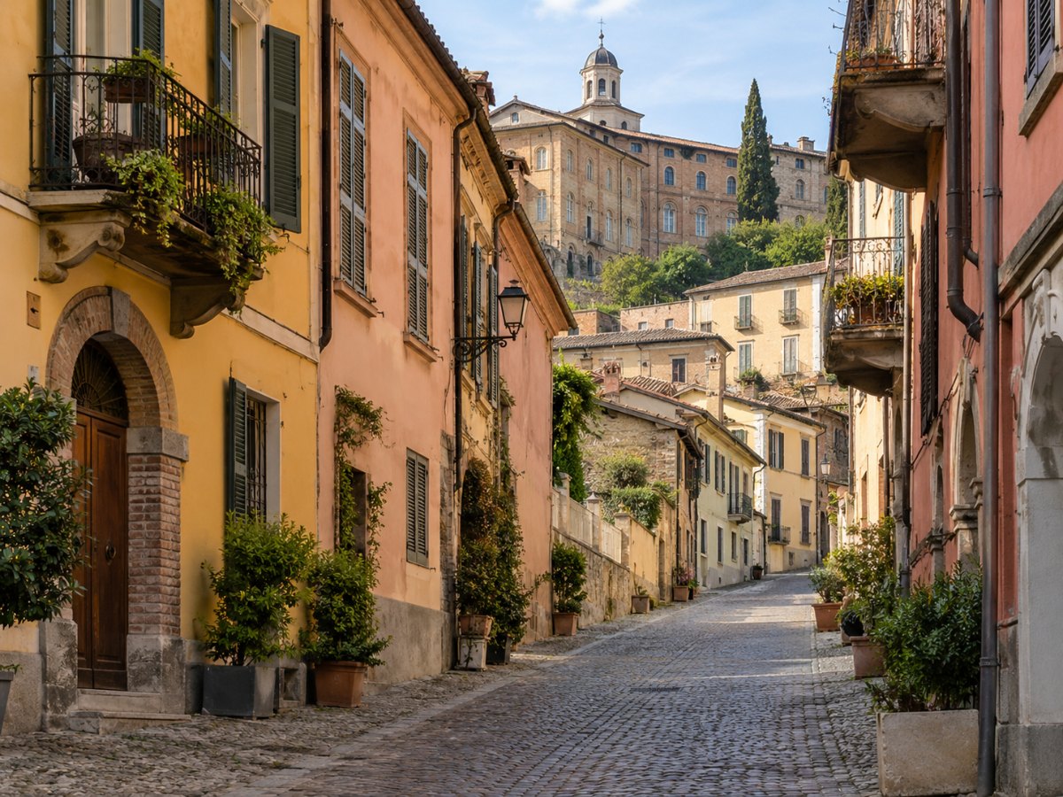 Via del centro storico di Moncalieri