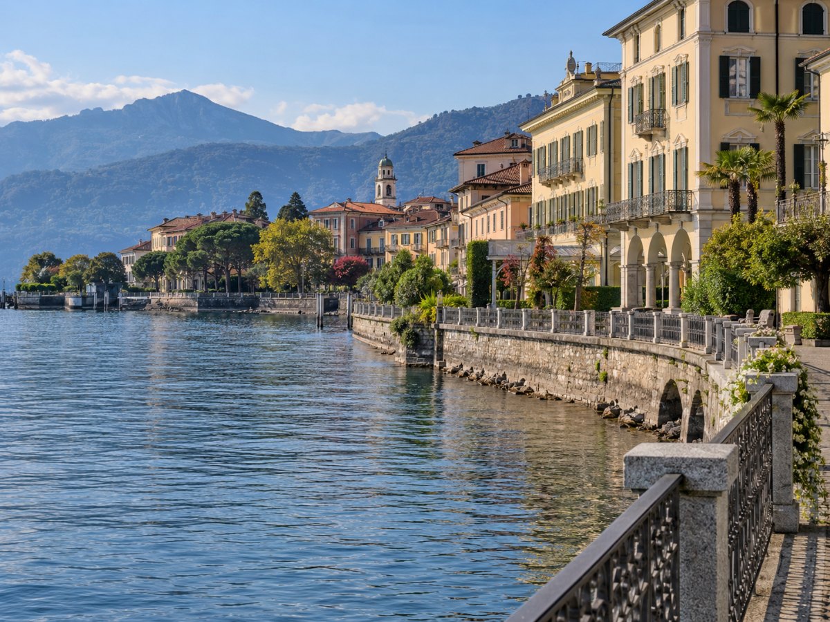 Il lungolago di Pallanza a Verbania