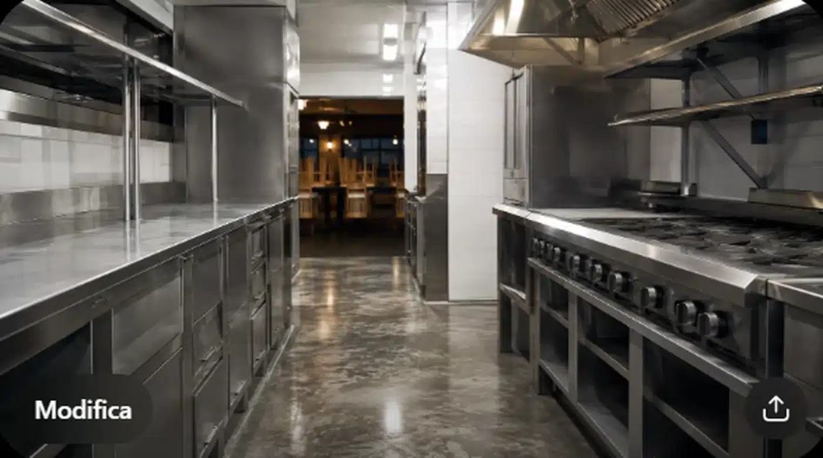 Controllo in una cucina di ristorante